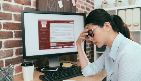 Woman at Computer